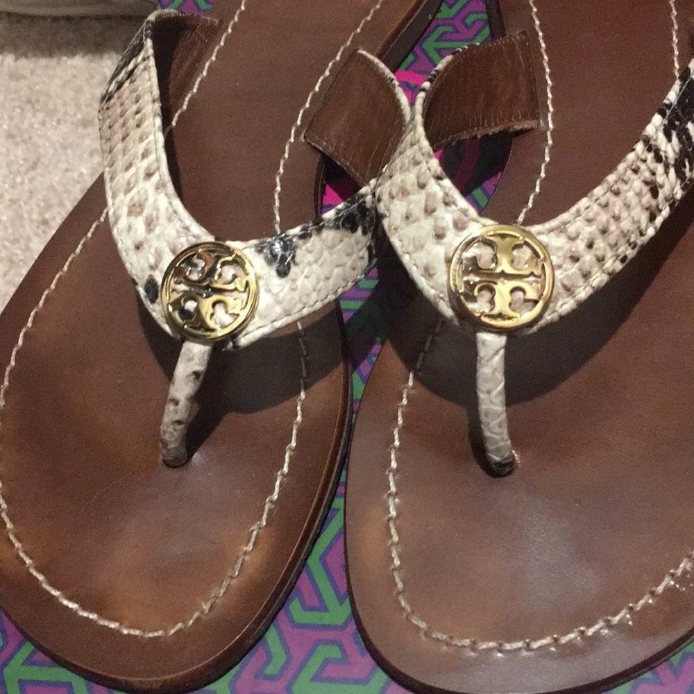 Gently used Tory Burch sandals!